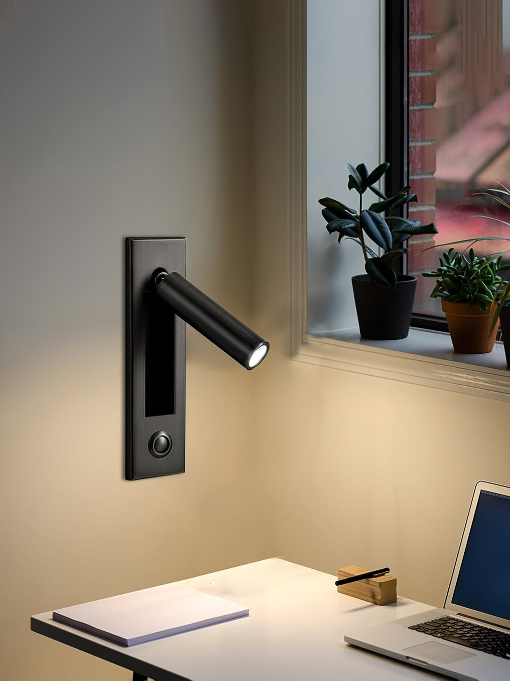 Metal Flush-Fold Bedside Reading Light, Bedroom Wall Sconce, detail 62