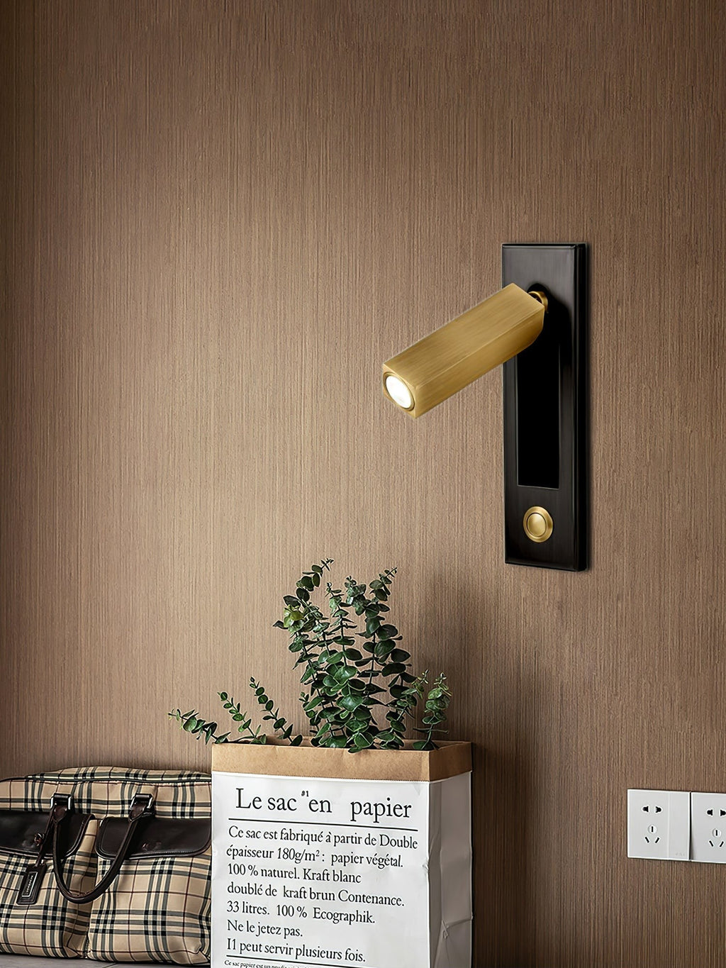 Metal Flush-Fold Bedside Reading Light, Bedroom Wall Sconce, detail 65