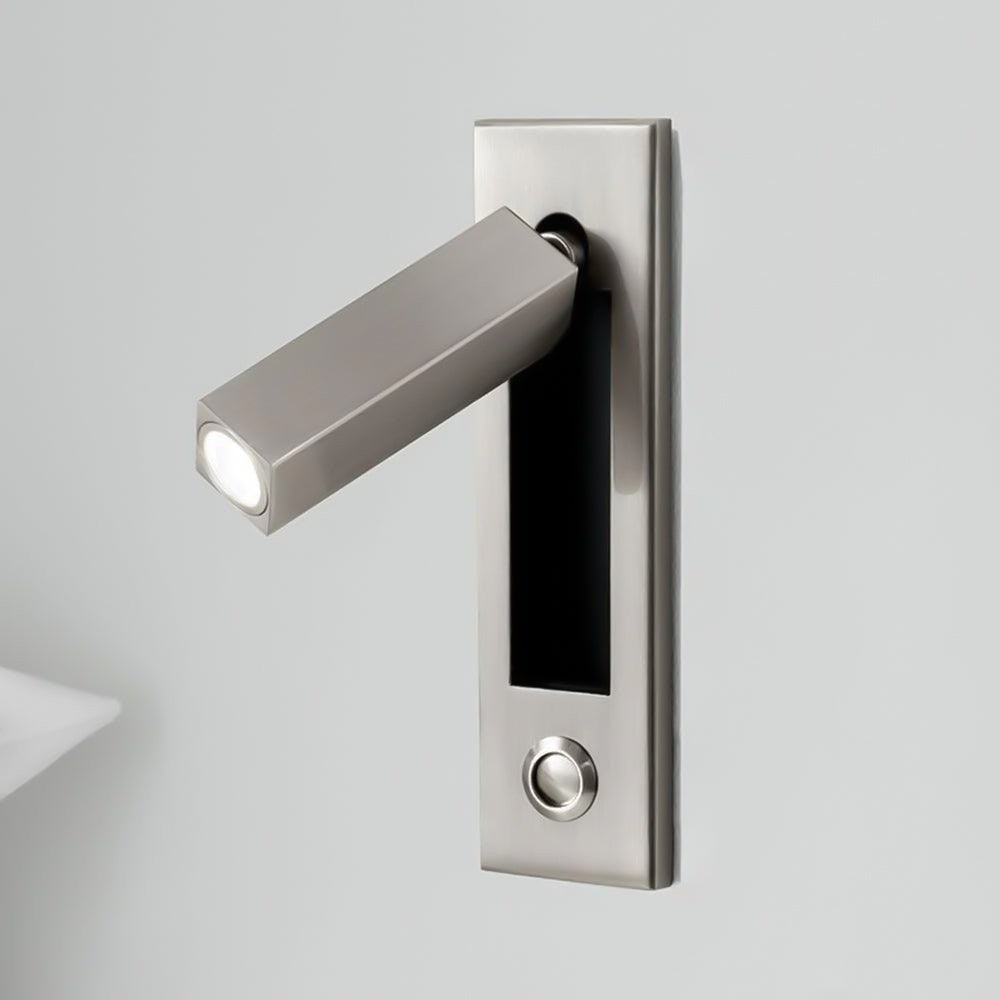 Metal Flush-Fold Bedside Reading Light, Bedroom Wall Sconce, detail 70