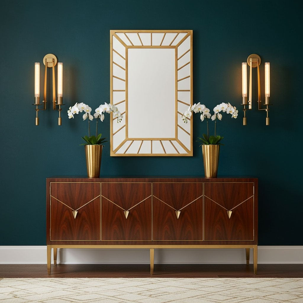 French Ribbed Glass Wall Light, Bedroom Wall Sconce, detail 14