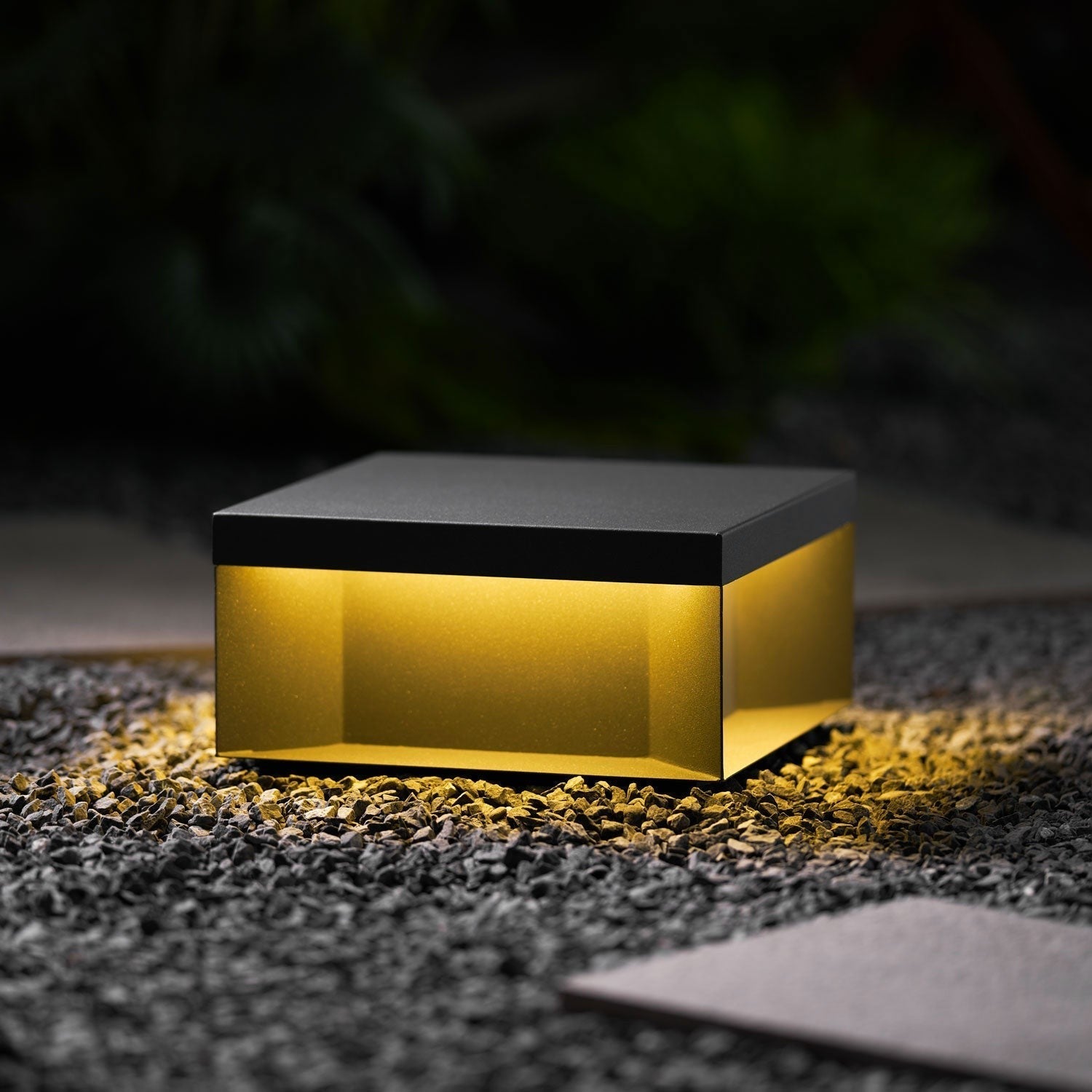 Geometric Black Exterior Post Lantern, Outdoor Wall Light, detail 13