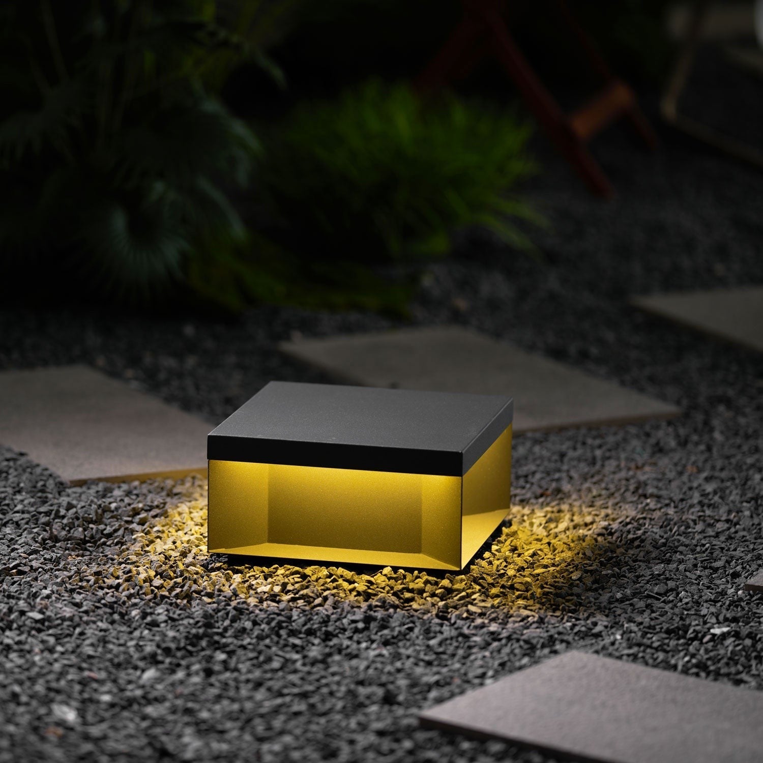 Geometric Black Exterior Post Lantern, Outdoor Wall Light, detail 14