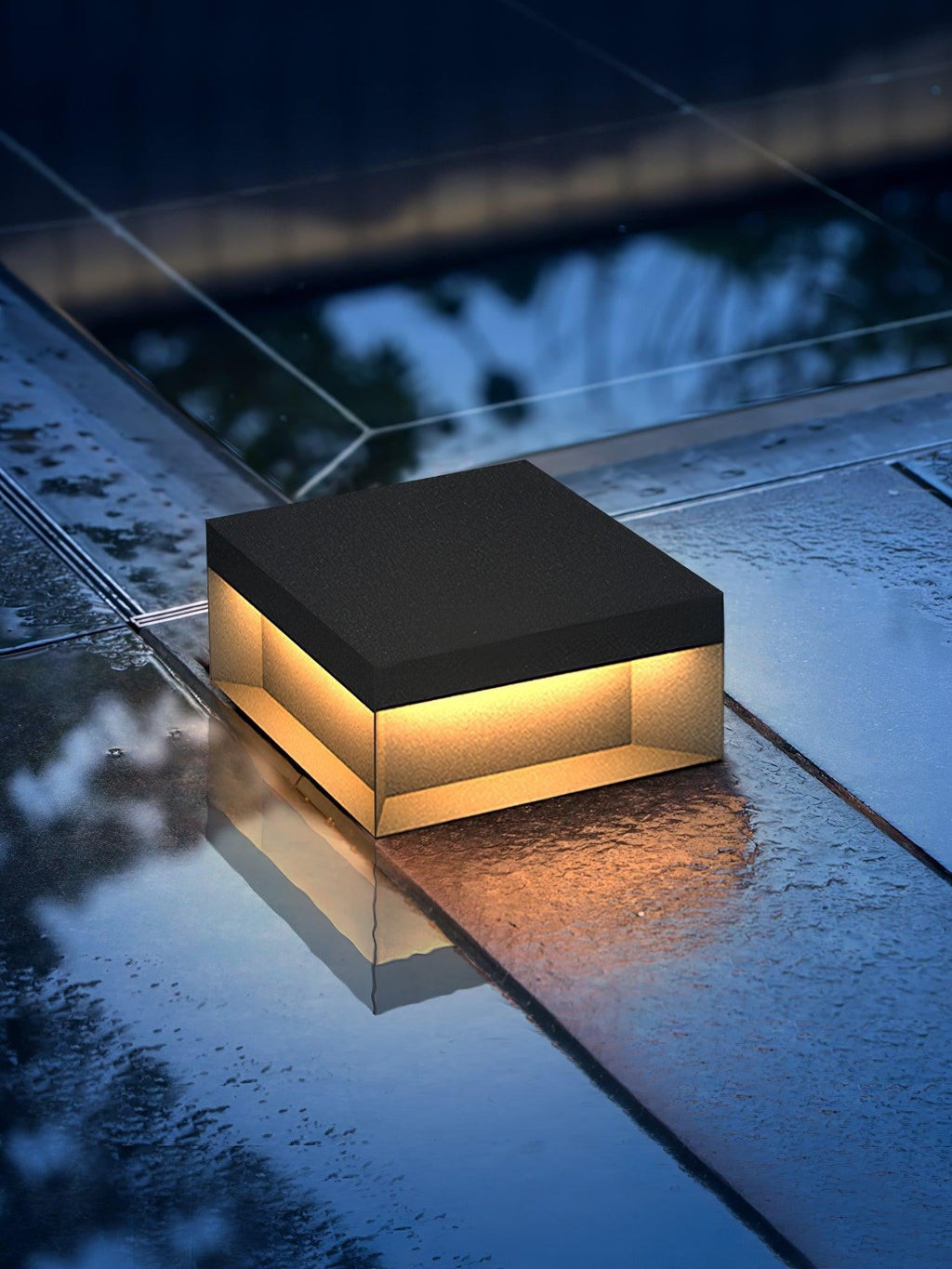Geometric Black Exterior Post Lantern, Outdoor Wall Light, detail 63