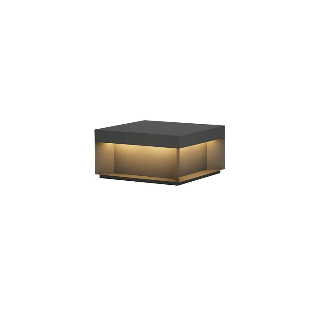 Geometric Black Exterior Post Lantern, Outdoor Wall Light, detail 68