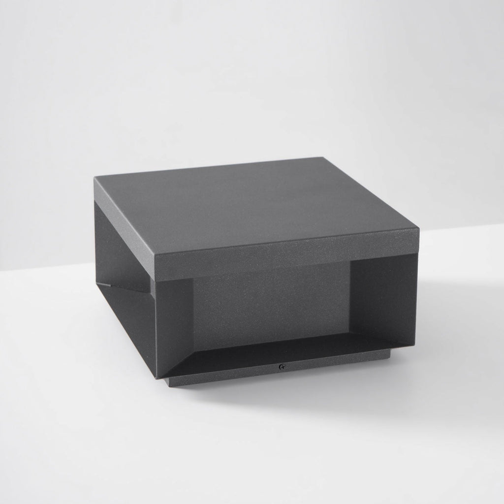 Geometric Black Exterior Post Lantern, Outdoor Wall Light, detail 77