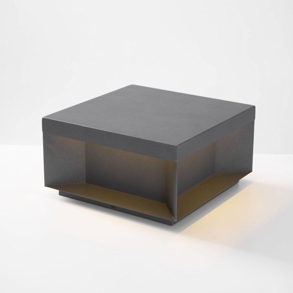 Geometric Black Exterior Post Lantern, Outdoor Wall Light, detail 78