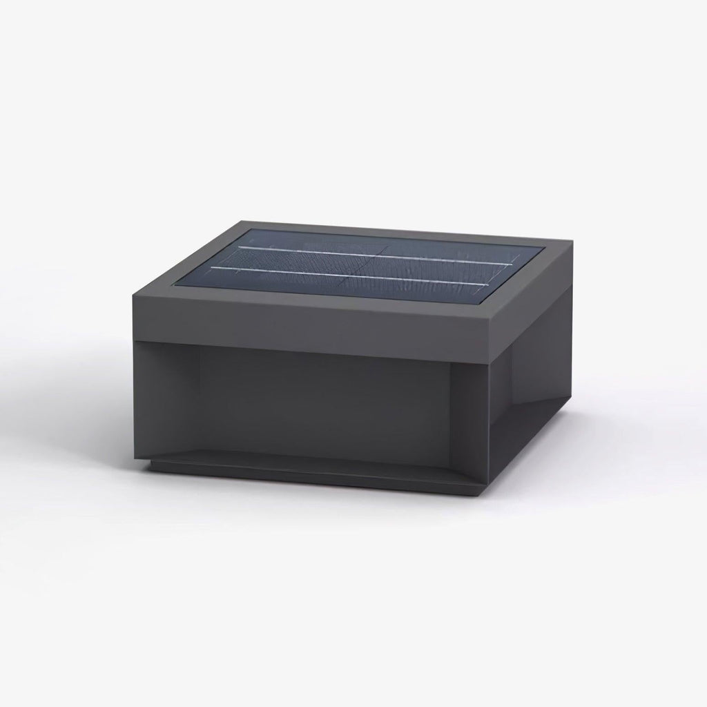 Geometric Black Exterior Post Lantern, Outdoor Wall Light, detail 9