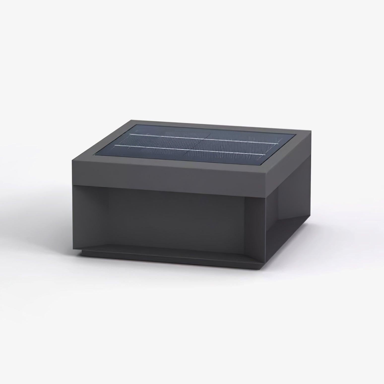 Geometric Black Exterior Post Lantern, Outdoor Wall Light, detail 9