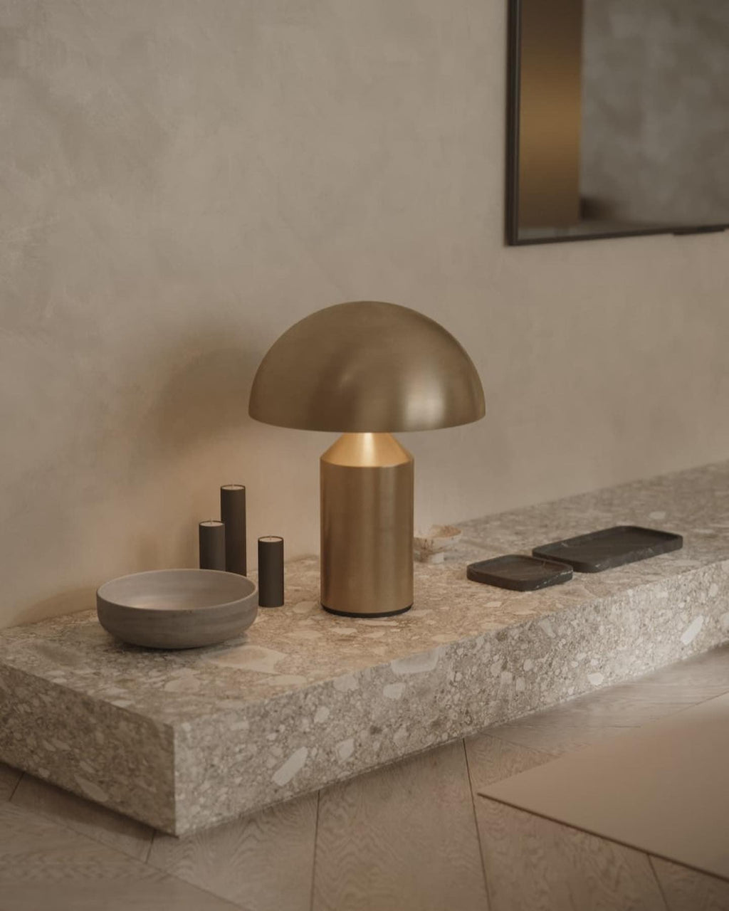 Geometric Dome Table Light, Bedside Table Lamp, detail 12