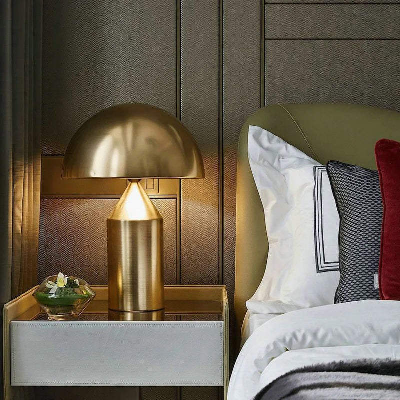 Geometric Dome Table Light, Bedside Table Lamp, detail 13