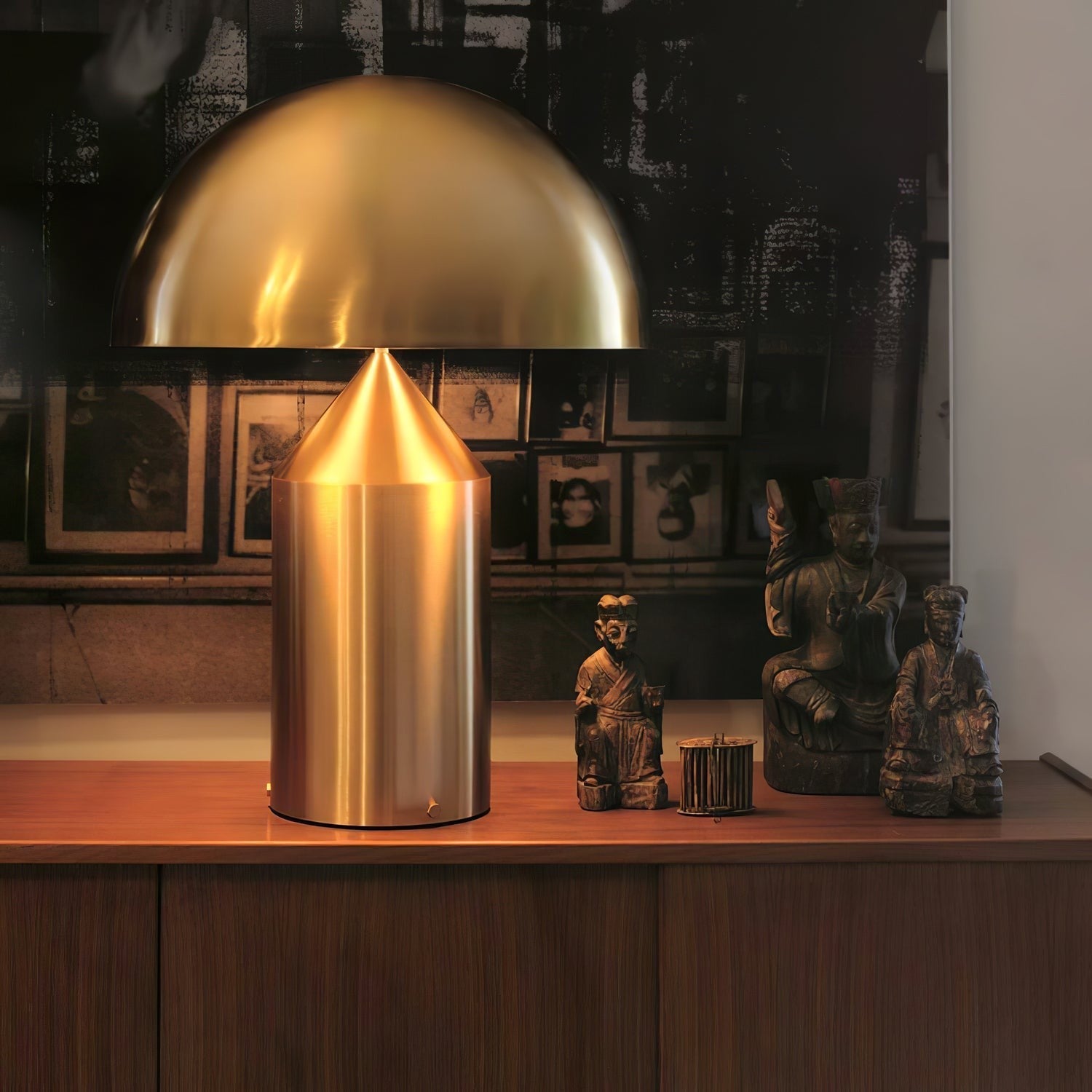 Geometric Dome Table Light, Bedside Table Lamp, detail 15