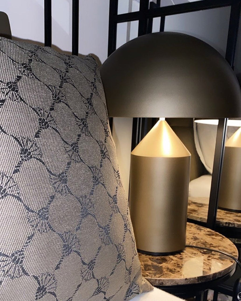 Geometric Dome Table Light, Bedside Table Lamp, detail 49