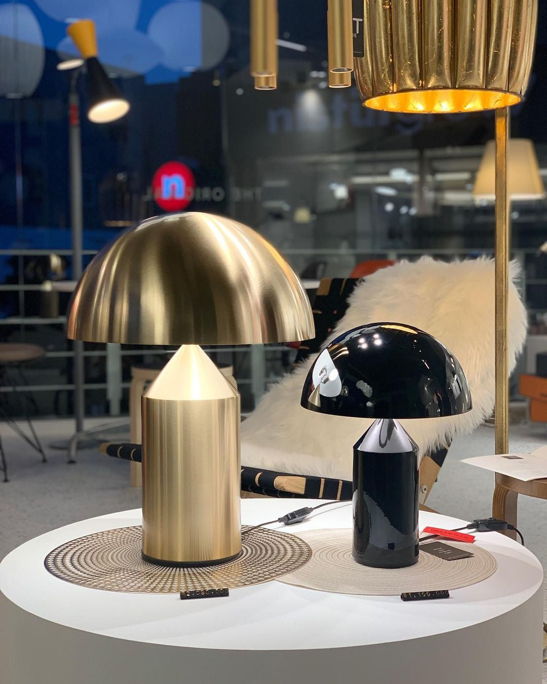 Geometric Dome Table Light, Bedside Table Lamp, detail 71