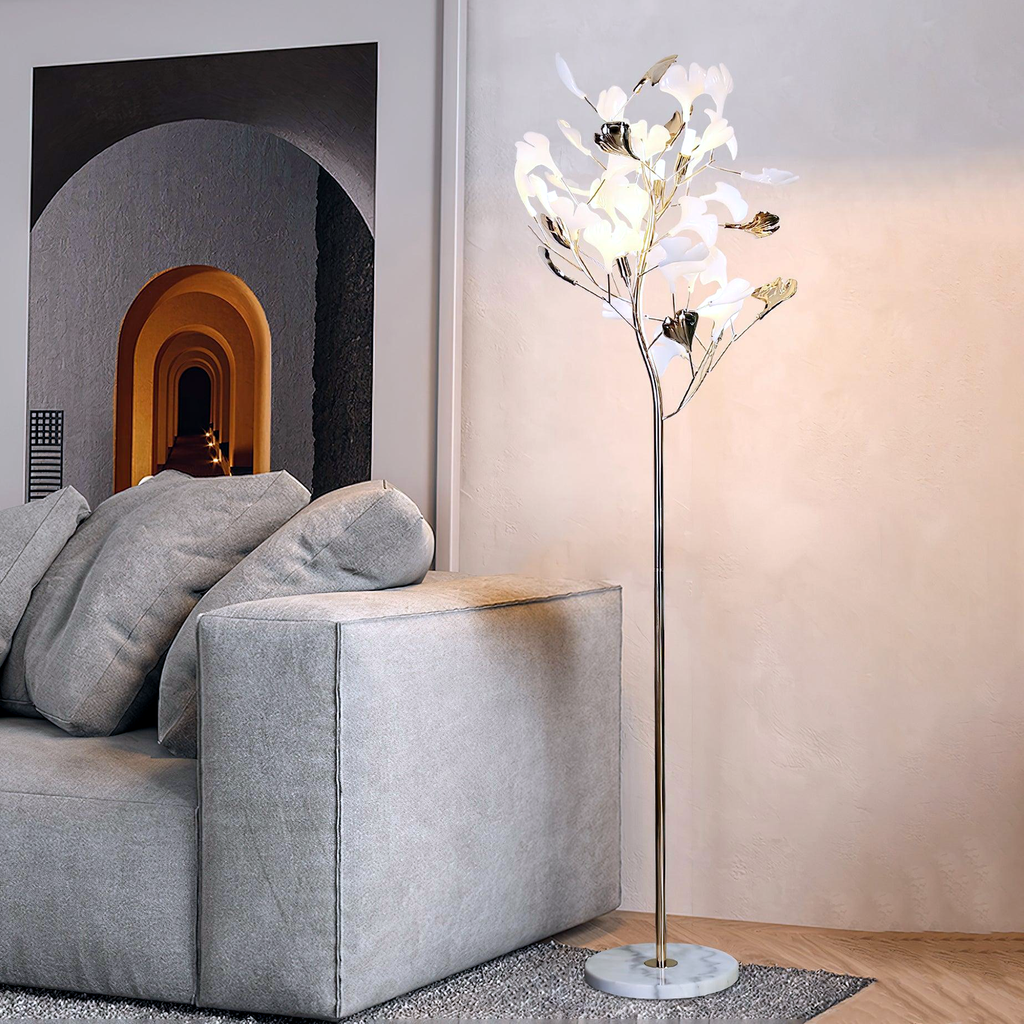 Gingko Leaf Floor Light - Lifestyle Us Room Scene [gingko-leaf-floor-light-lifestyle-us-room-scene.png]