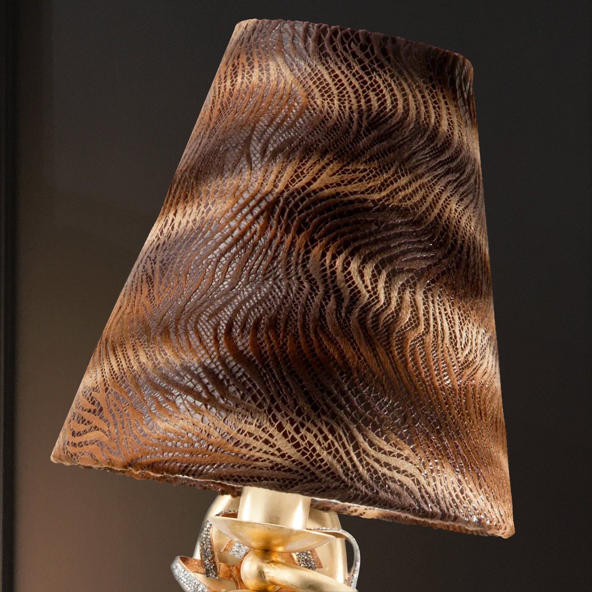 Gold Crystal Curved Wall Light, Bedroom Wall Sconce, detail 2