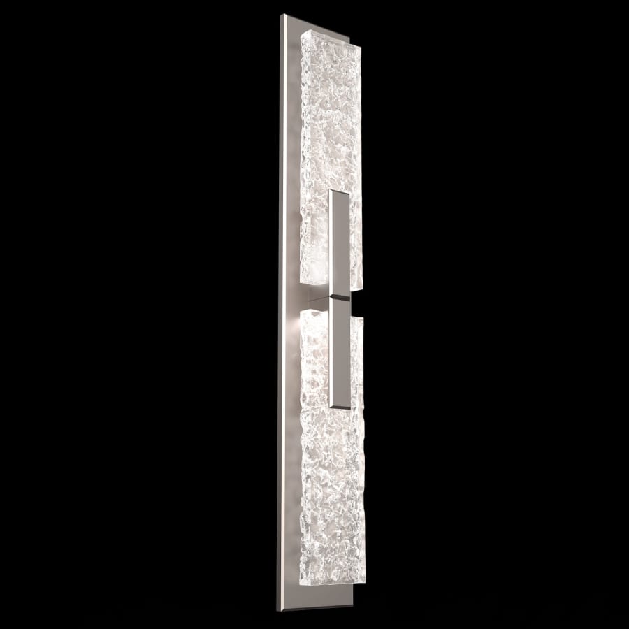 Hammerton Studio Glacier 2 Light 34" Tall LED Wall Light - 3000K, Bedroom Wall Sconce, 8"