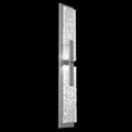 Hammerton Studio Glacier 2 Light 34" Tall LED Wall Light - 2700K, Bedroom Wall Sconce, 8"