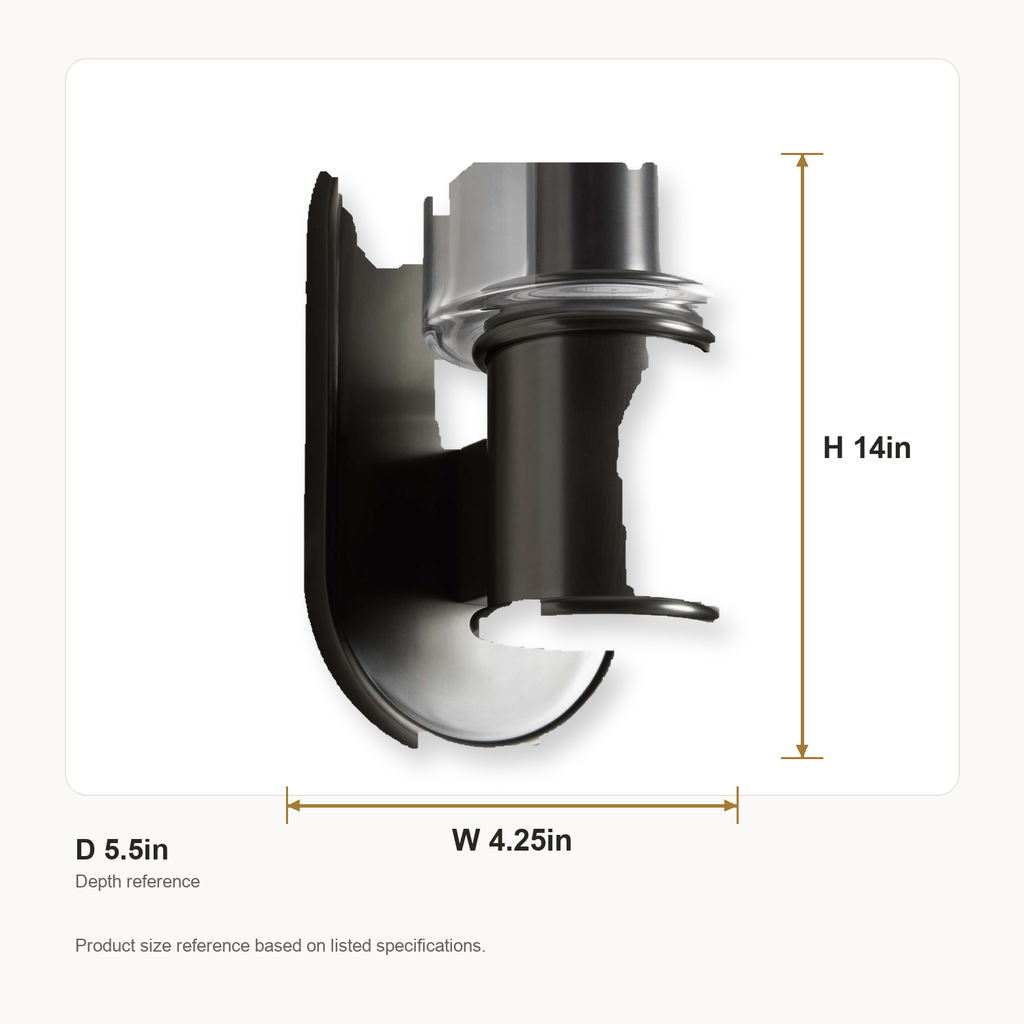 Harlin Wall Light in Clear Bronze - Dimensions Scale Context [harlin-wall-light-in-clear-bronze-dimensions-scale-context.png]