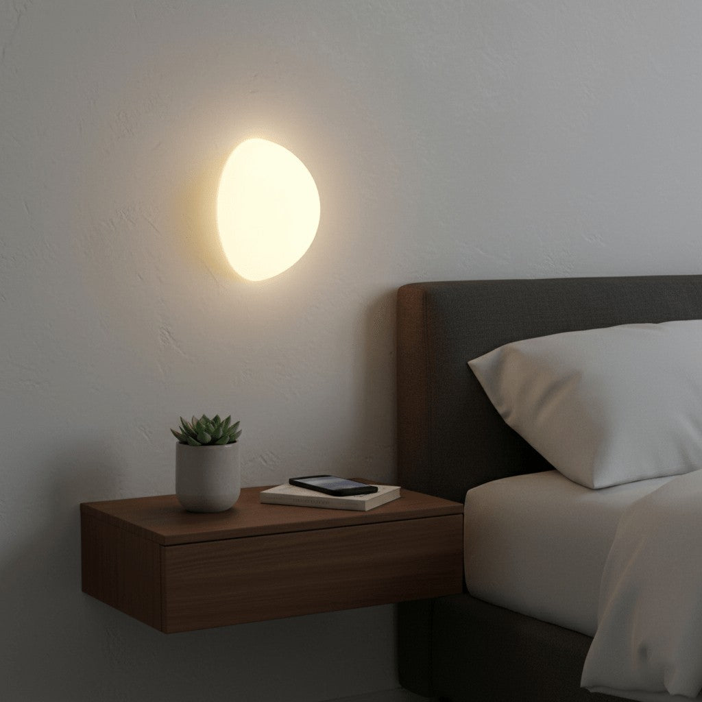 Hemera Half-Globe Wall Light, Bedroom Wall Sconce, detail 8