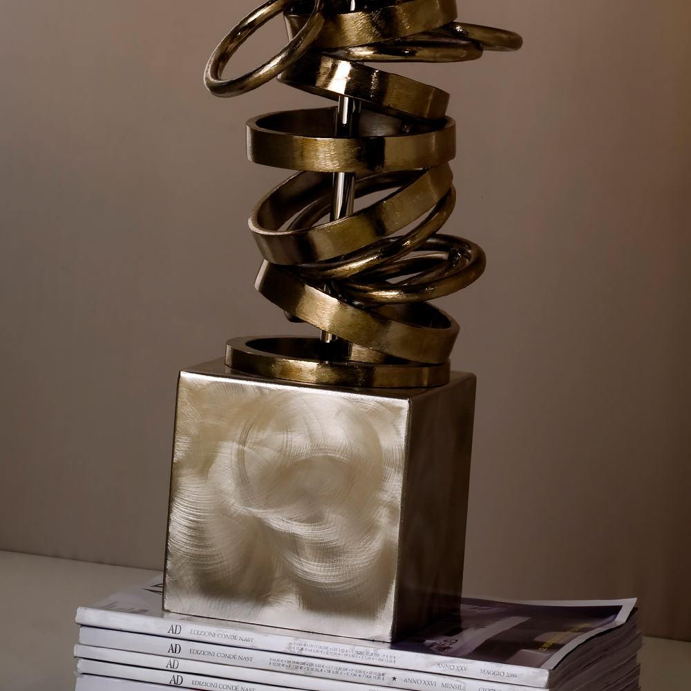 Crystal Large High End Handcrafted Contemporary Italian Chromed Iron Lamp, Bedside Table Lamp, detail 2