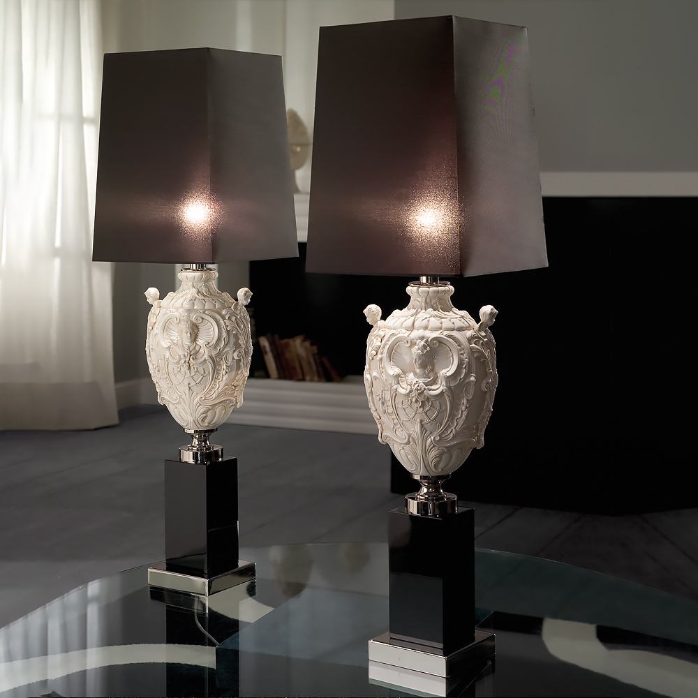 High End Handcrafted Contemporary Italian Table Light, Bedside Table Lamp, height 98 cm