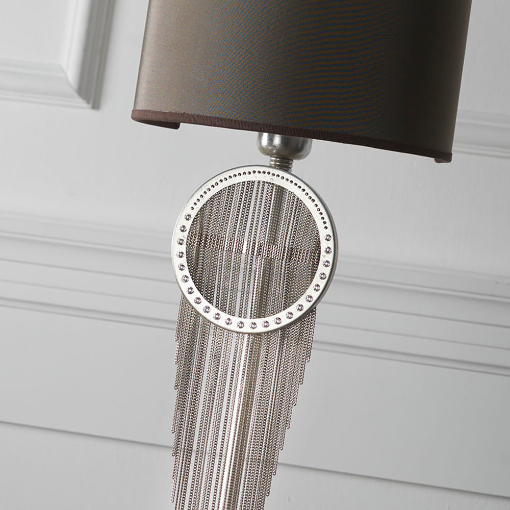 High End Crystal Mink Table Light, Bedside Table Lamp, detail 2