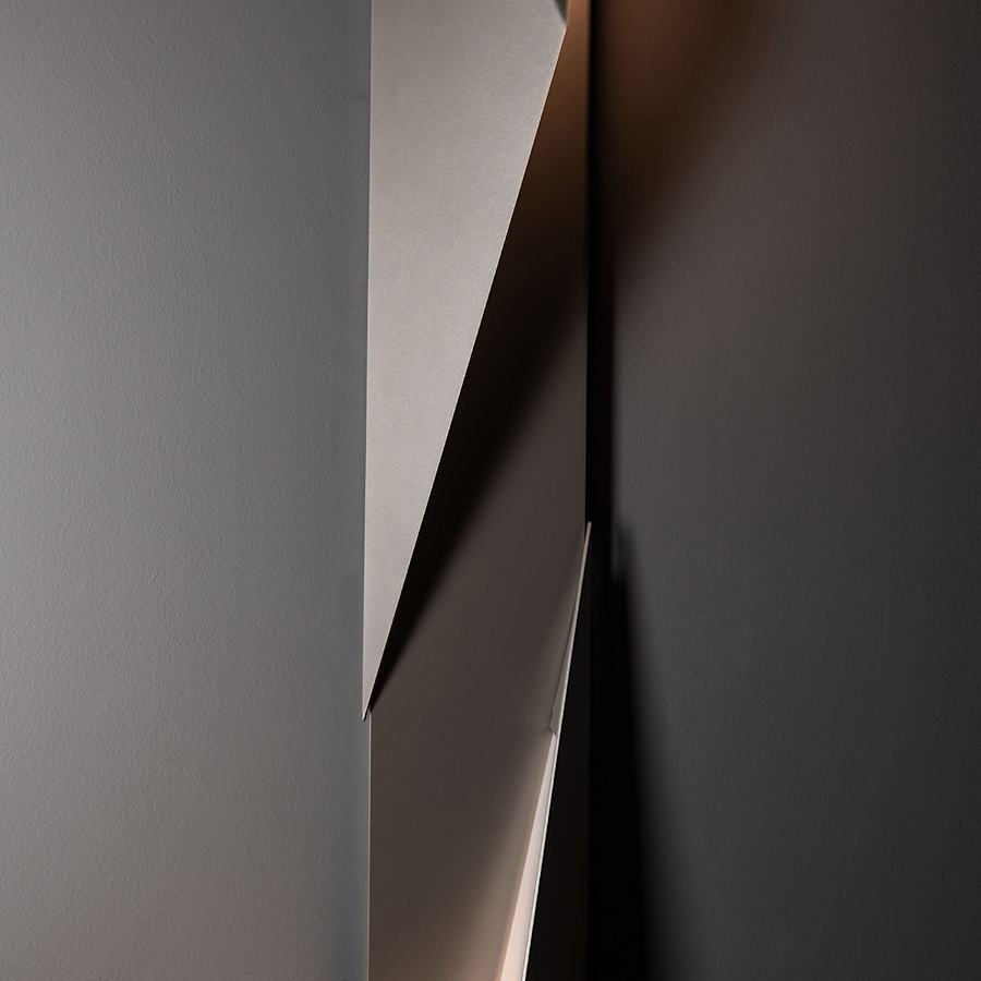 Carbon 2 Light 63" Tall Exterior Wall Light, Outdoor Wall Light, detail 7