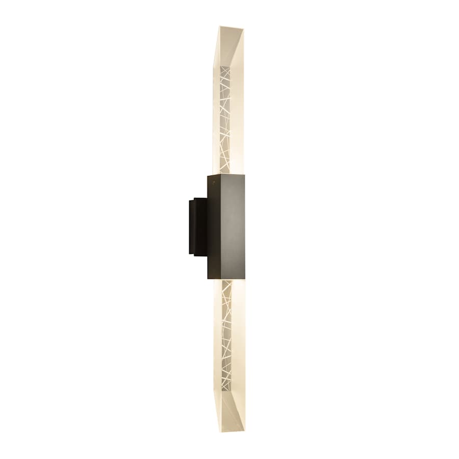 Refraction 2 Light 36" Tall LED Exterior Wall Light, Outdoor Wall Light, detail 4