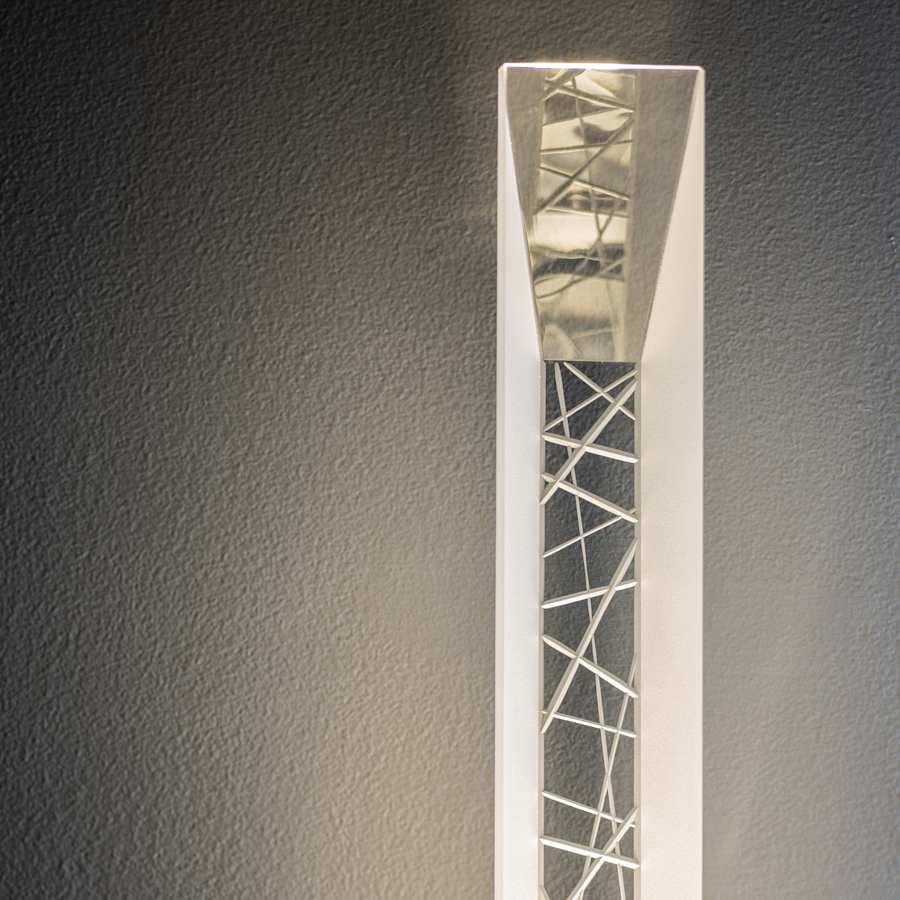 Refraction 2 Light 36" Tall LED Exterior Wall Light, Outdoor Wall Light, detail 6