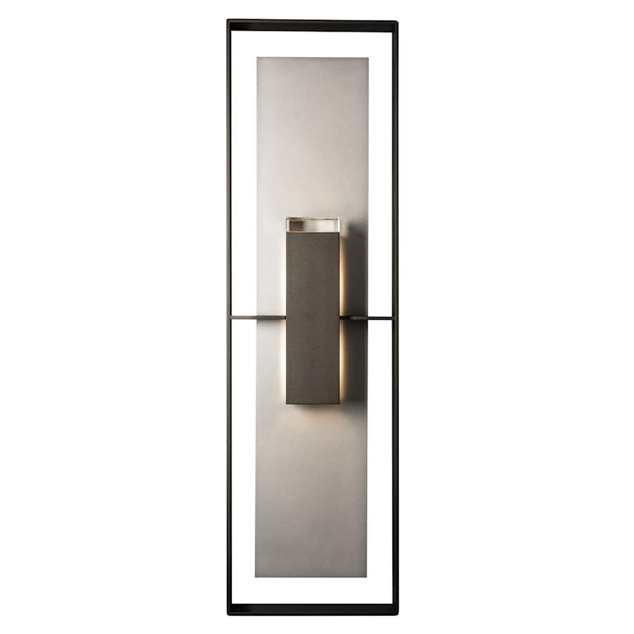 Shadow Box 2 Light 45" Tall Exterior Wall Light - Patios, Outdoor Wall Light, Dimensions: Height: 45"