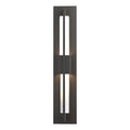 Double Axis 2 Light 24" Tall LED Exterior Wall Light with Customizable Glass Shade, Outdoor Wall Light, 2"