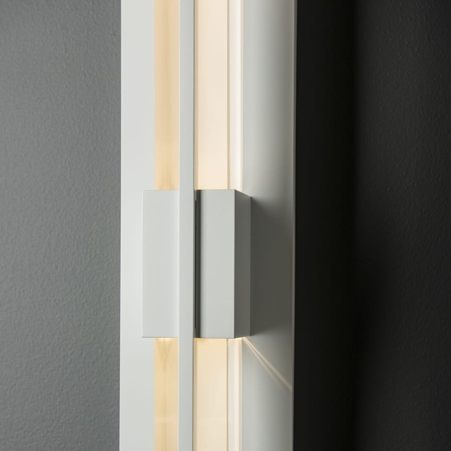 Double Axis 2 Light 24" Tall LED Exterior Wall Light with Customizable Glass Shade, Outdoor Wall Light, detail 9