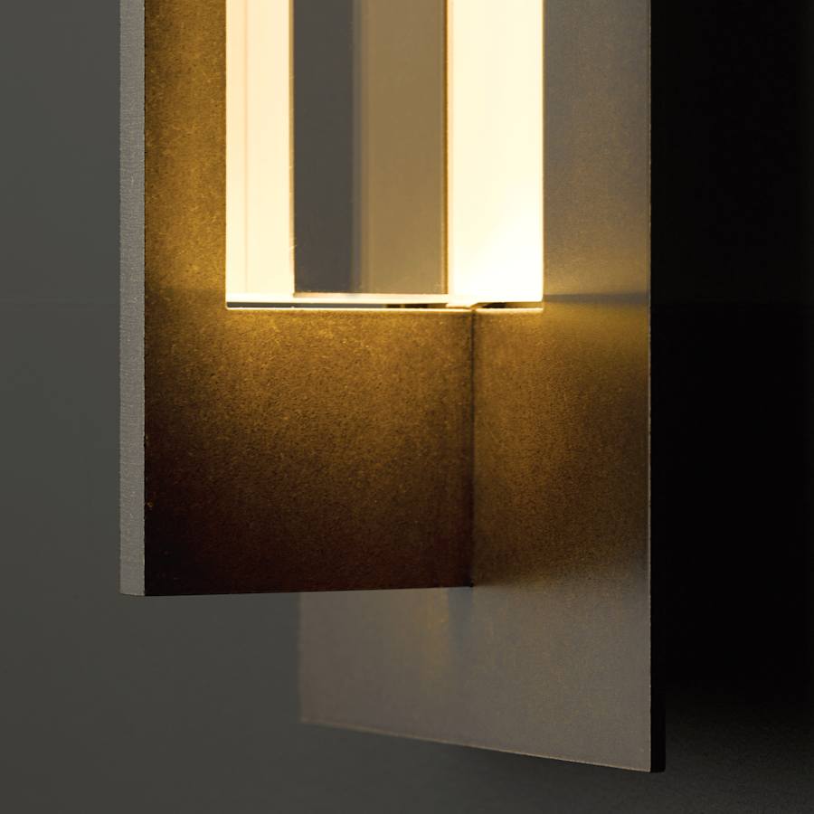 Double Axis 2 Light 24" Tall LED Exterior Wall Light with Customizable Glass Shade, Outdoor Wall Light, detail 14