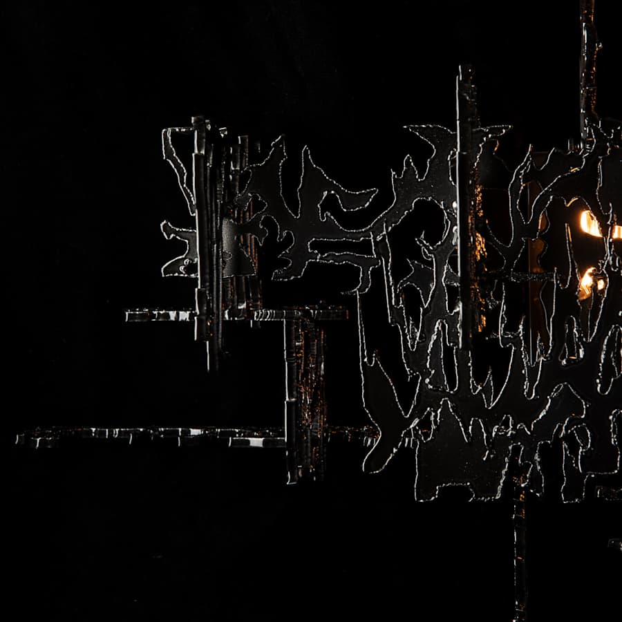 Brutus 2 Light 17" Tall Wall Light, Bedroom Wall Sconce, detail 5