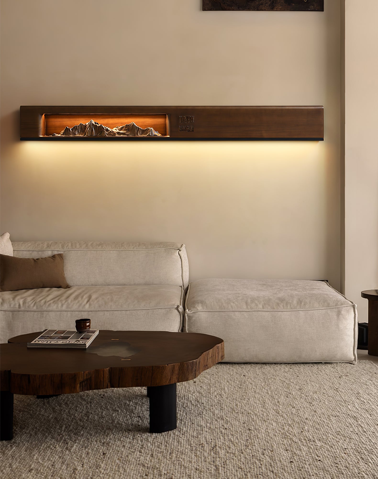 Mountain Reverie Wall Light, Hardwired Wall Sconce, detail 12