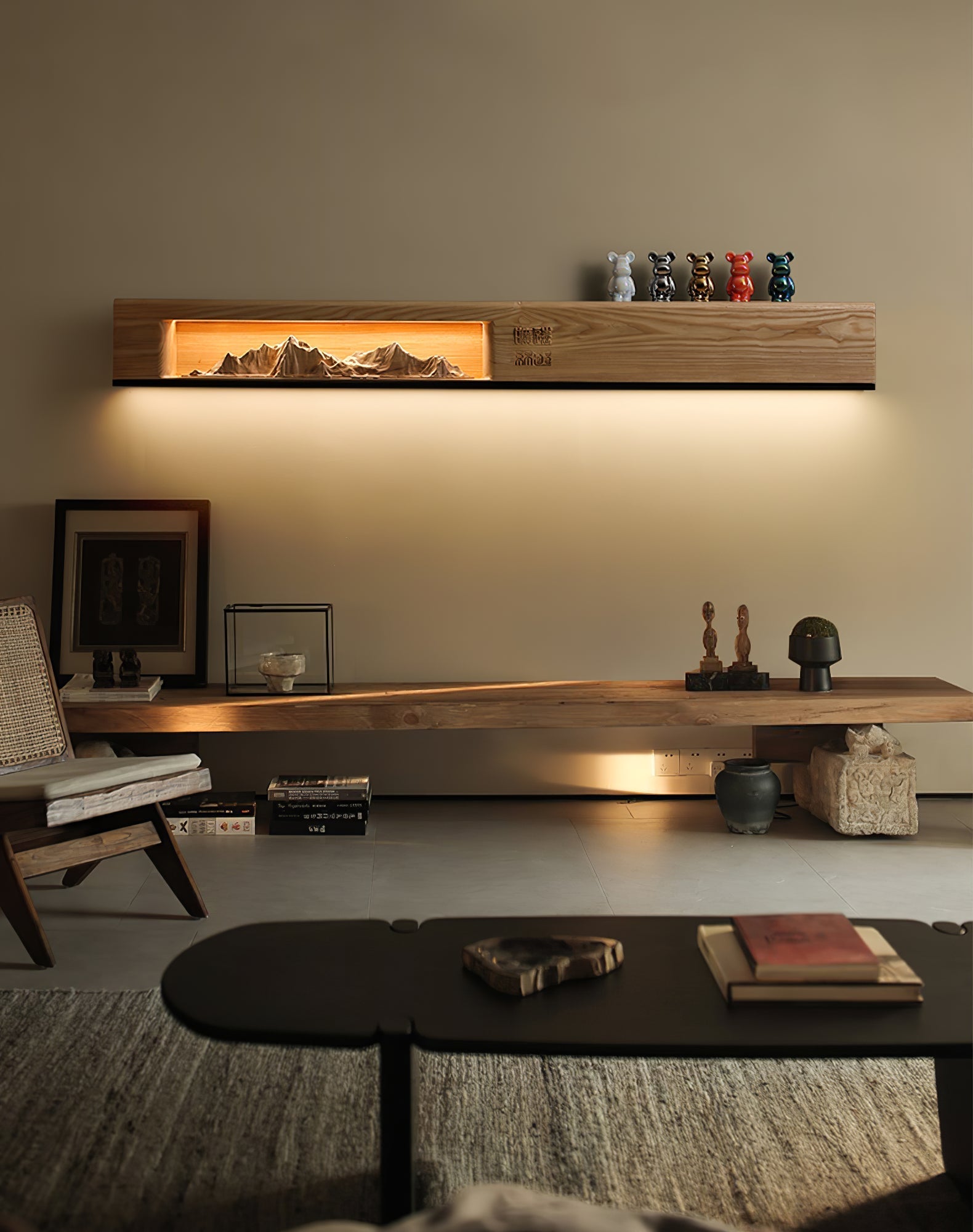 Mountain Reverie Wall Light, Hardwired Wall Sconce, detail 10