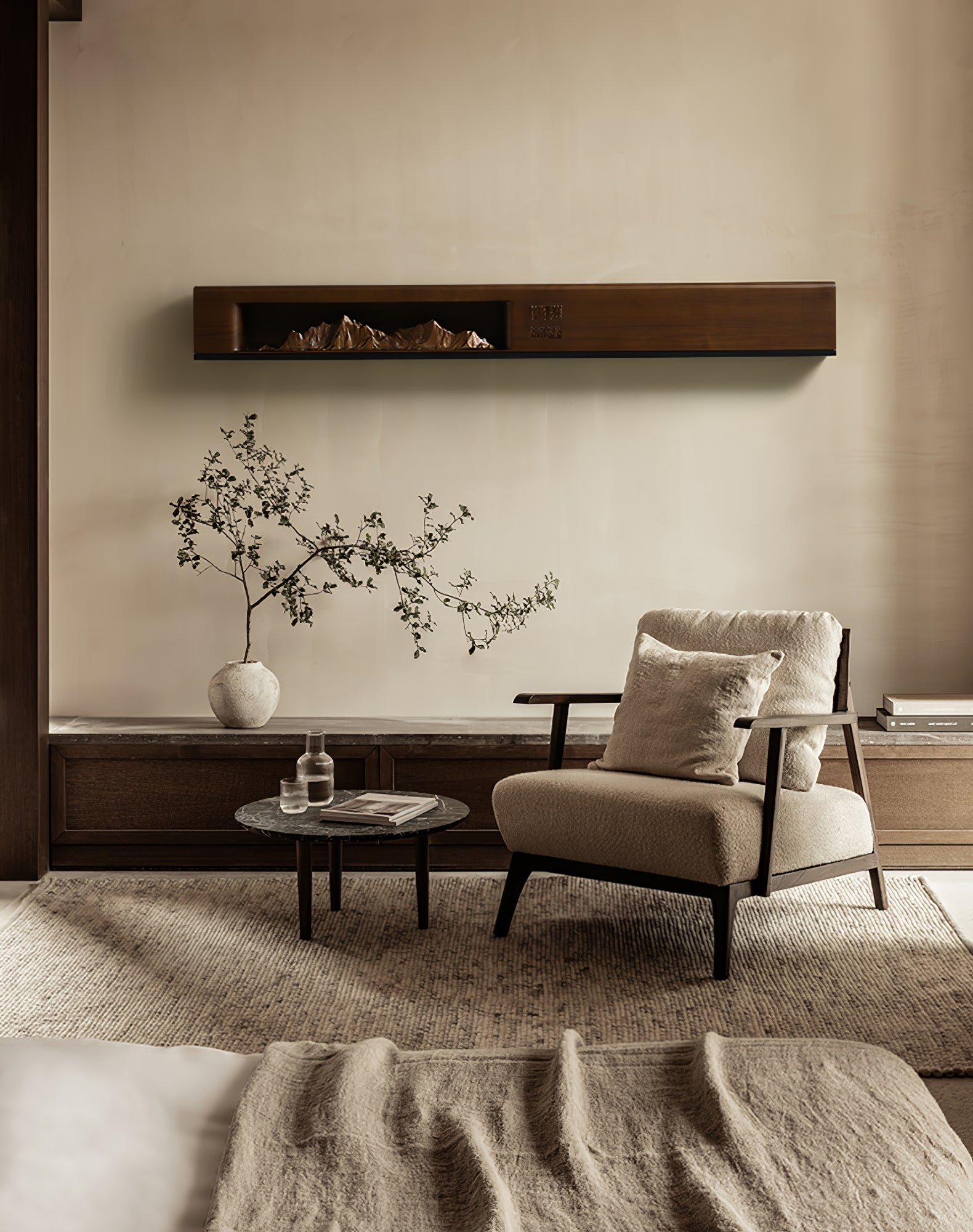 Mountain Reverie Wall Light, Hardwired Wall Sconce, detail 11