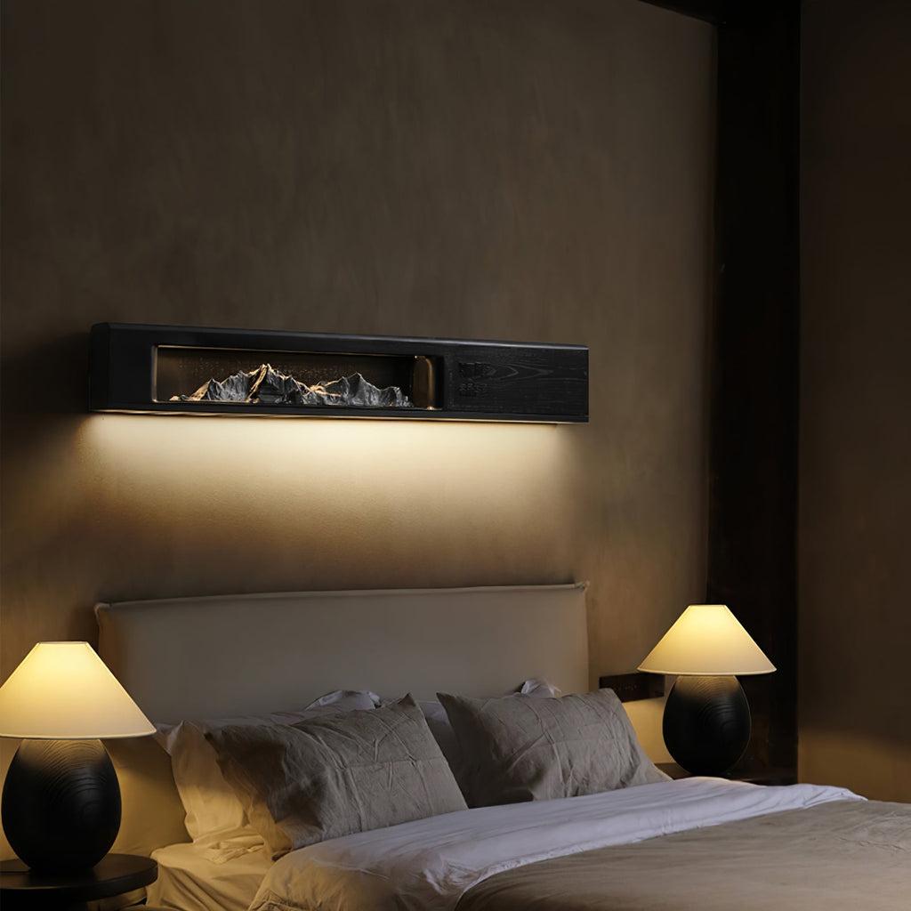 Mountain Reverie Wall Light, Hardwired Wall Sconce, detail 5