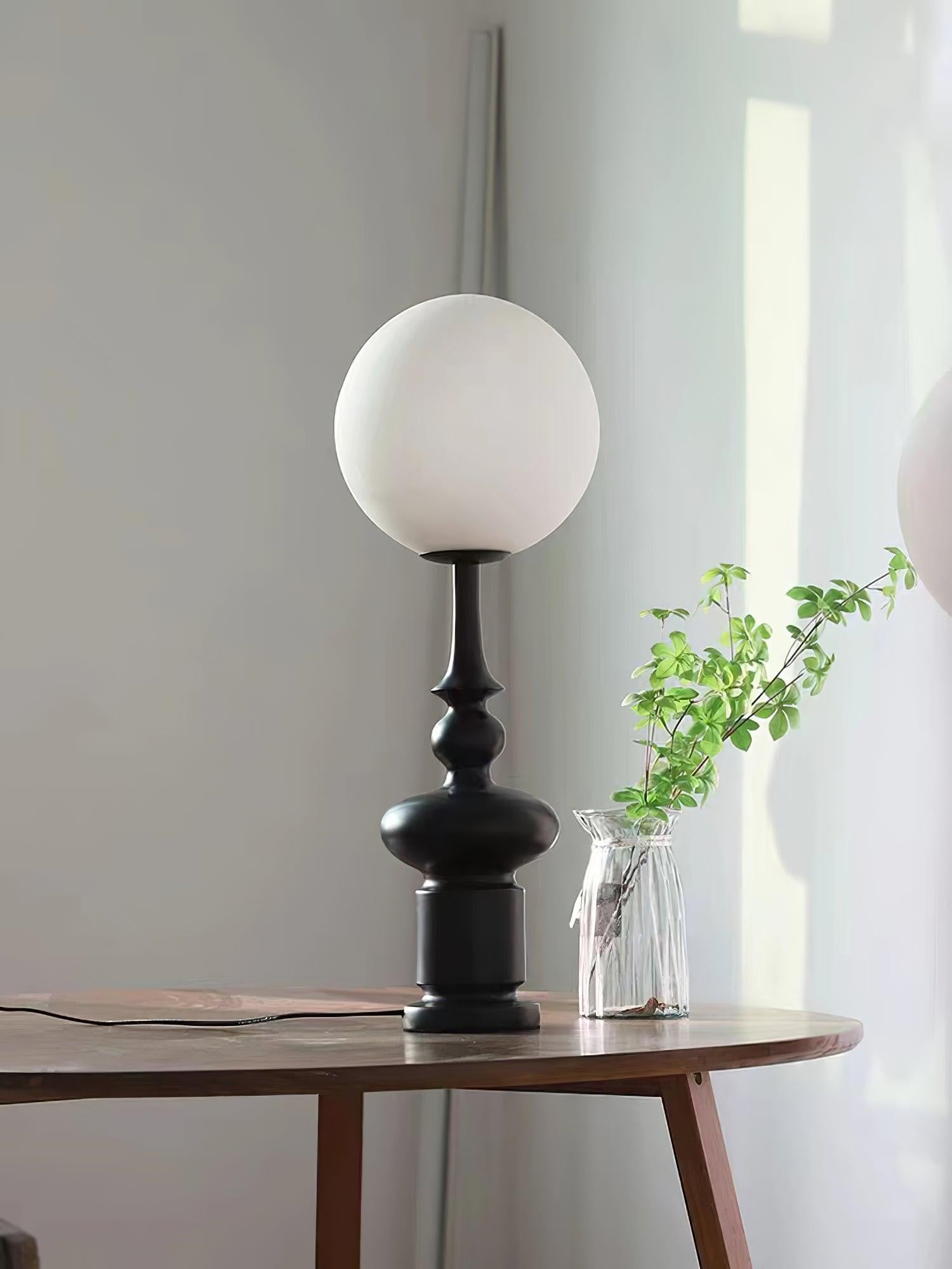 Imperial Column Accent Table Light, Bedside Table Lamp, detail 15