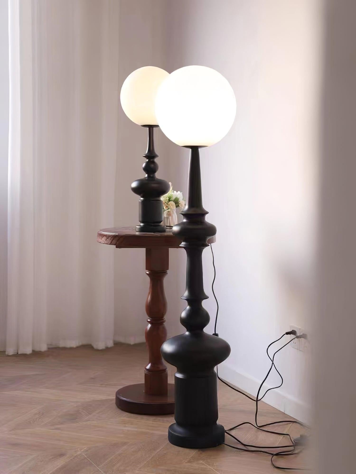 Imperial Column Accent Table Light, Bedside Table Lamp, detail 16
