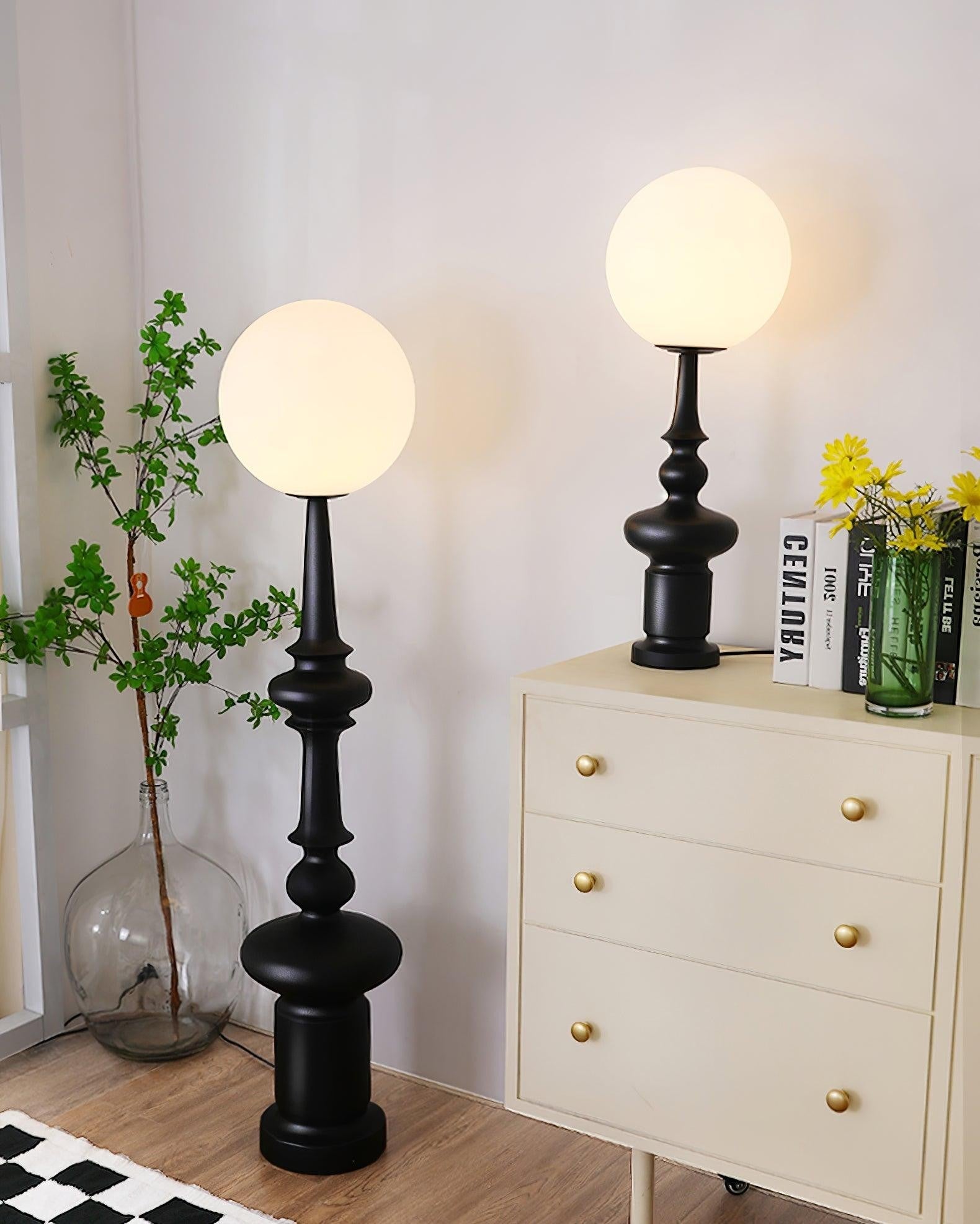 Imperial Column Accent Table Light, Bedside Table Lamp, detail 19