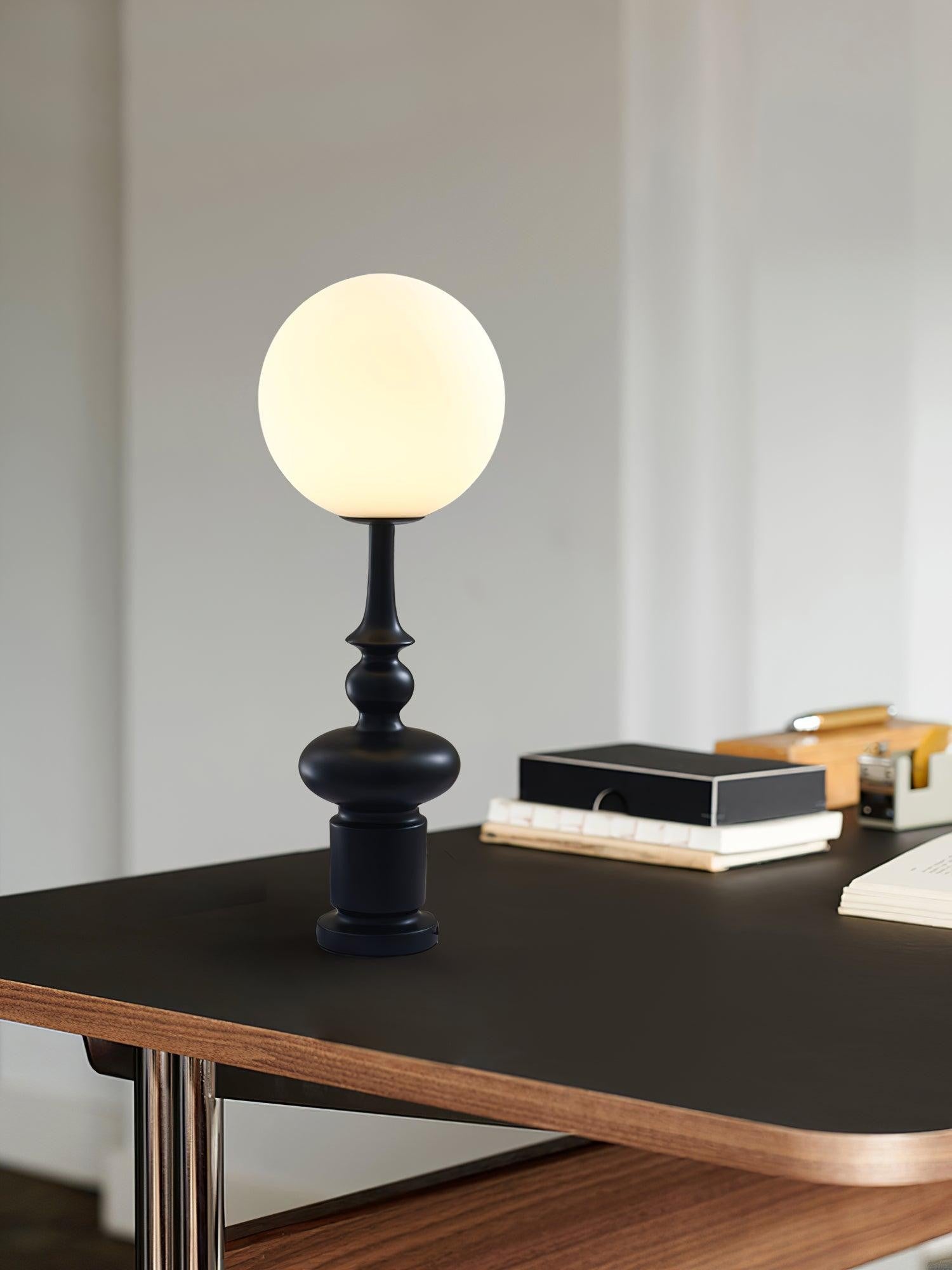 Imperial Column Accent Table Light, Bedside Table Lamp, detail 21
