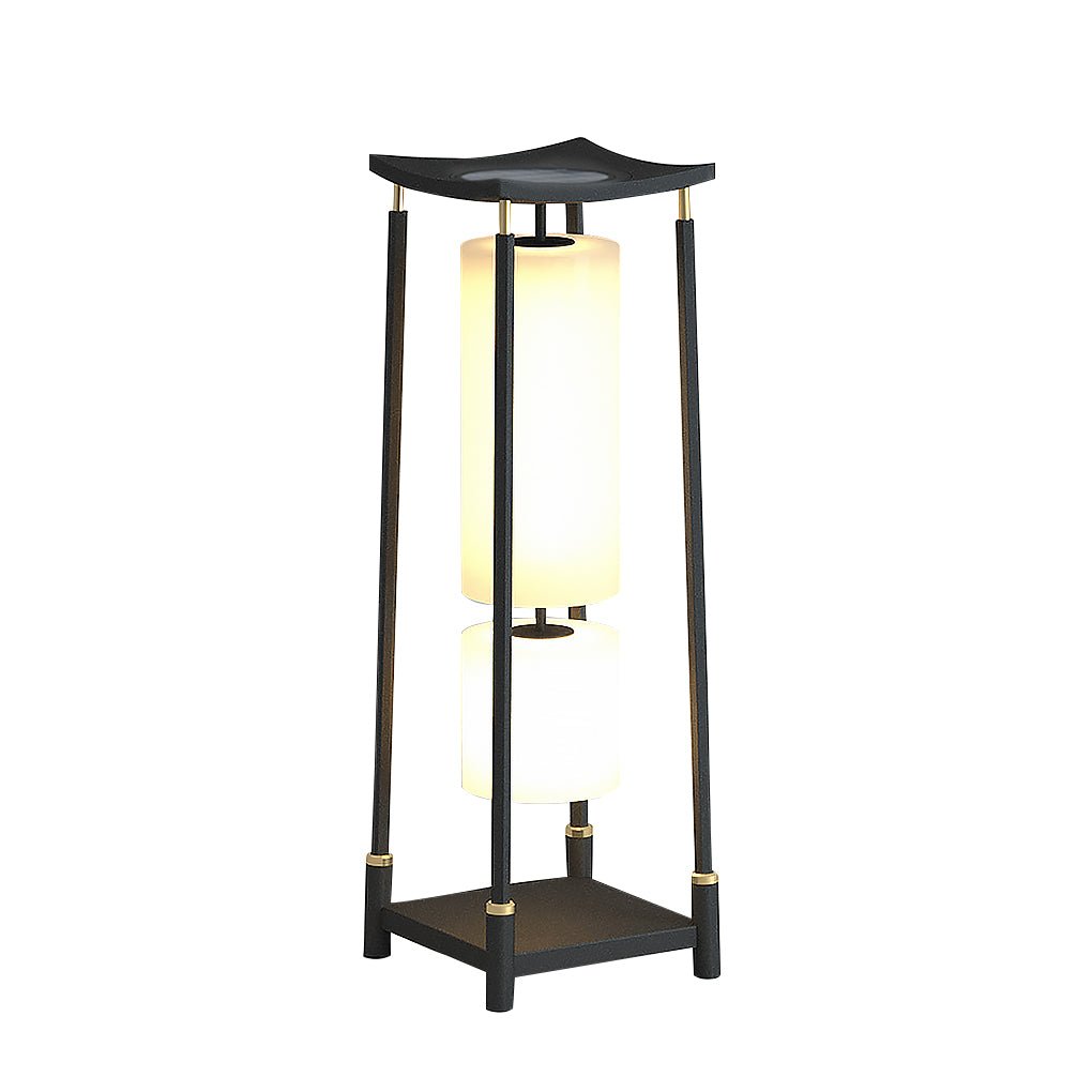 Innovative Asian Style Exterior LED Landscape Lighting Decorative Solar Post Lights, Outdoor Wall Light, detail 10