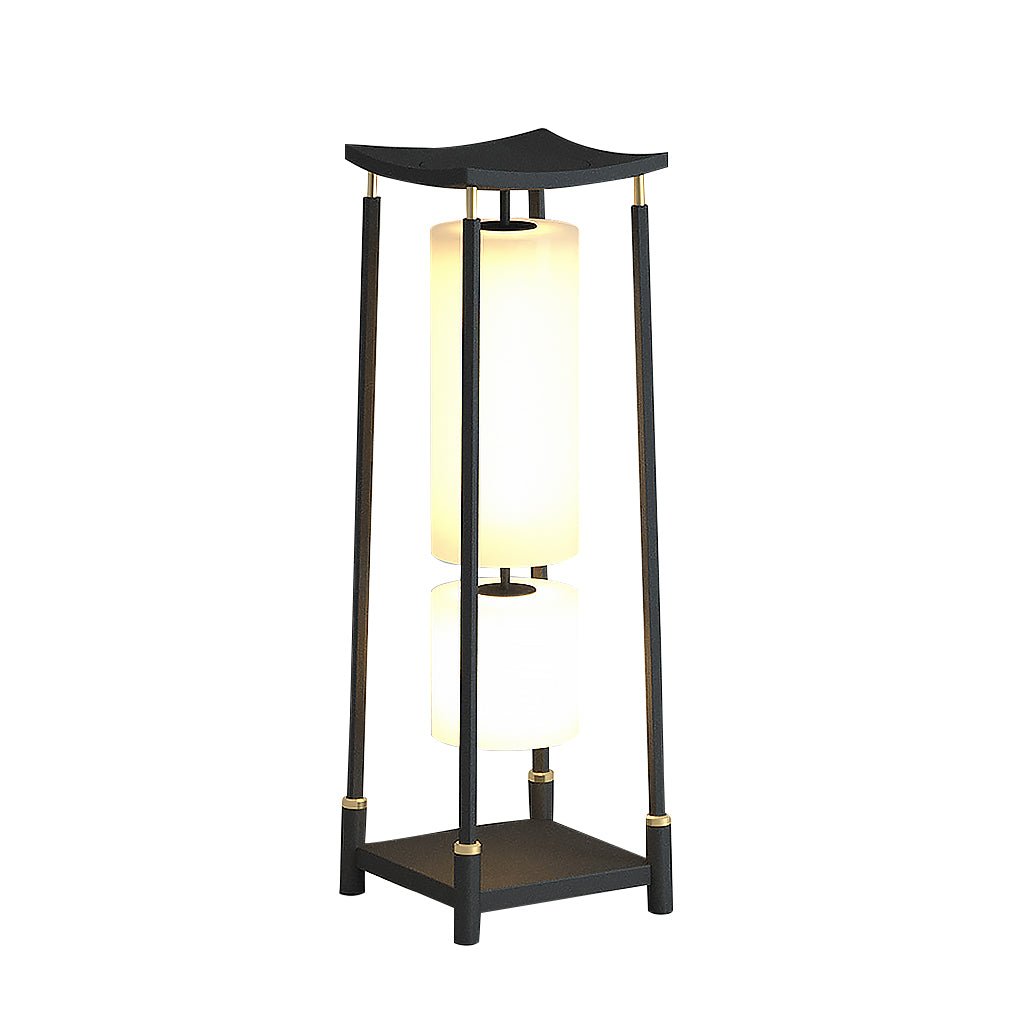 Innovative Asian Style Exterior LED Landscape Lighting Decorative Solar Post Lights, Outdoor Wall Light, detail 9