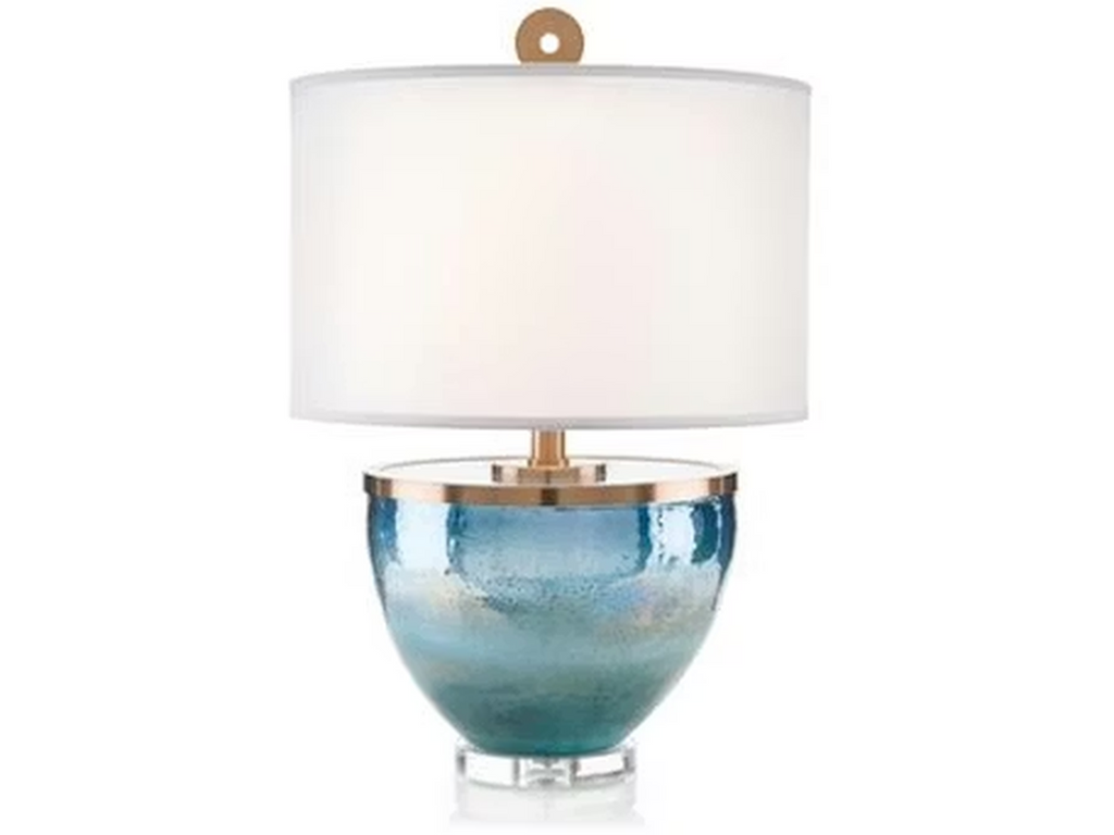 ISLAMORADA BLUE GLASS Table Lamp table lamp in glass, crystal | Tianguang Select