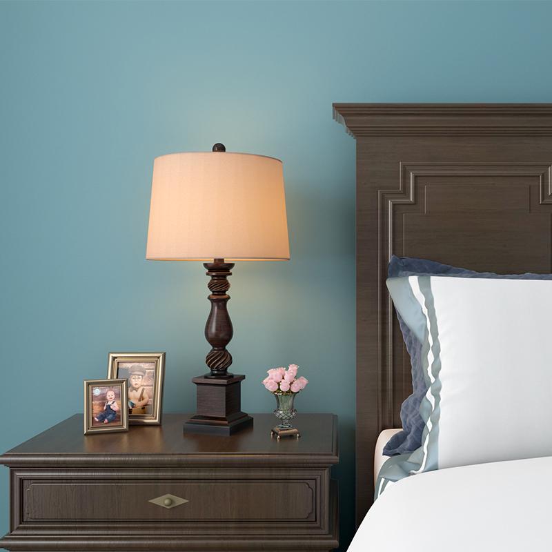 24 inch Rustic Bronze Resin Traditional Table Light, Bedside Table Lamp, detail 2