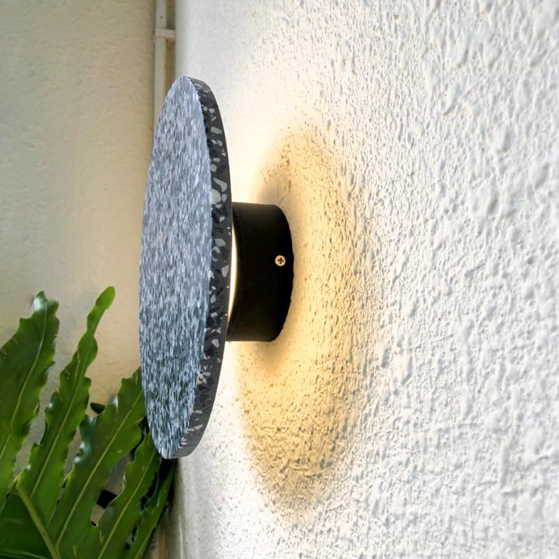 Terrazzo Clean-Lined LED Exterior Wall Fixtures Waterproof Porch Lighting, Outdoor Wall Light, detail 11