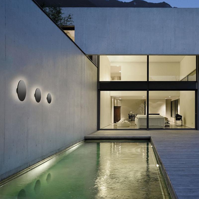 Contemporary Waterproof LED Exterior Wall Fixtures in Flat and Square Designs, Outdoor Wall Light, detail 4