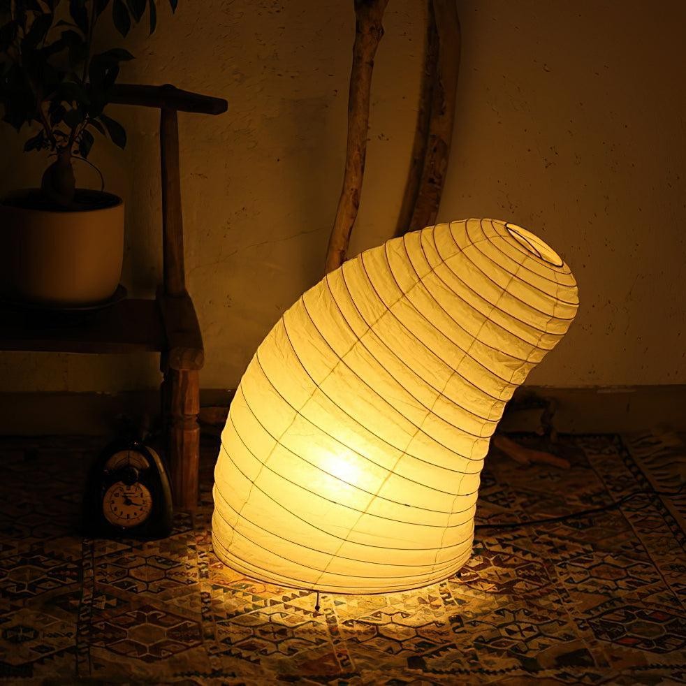 Japanese Mulberry Paper Table Light, Bedside Table Lamp, detail 101