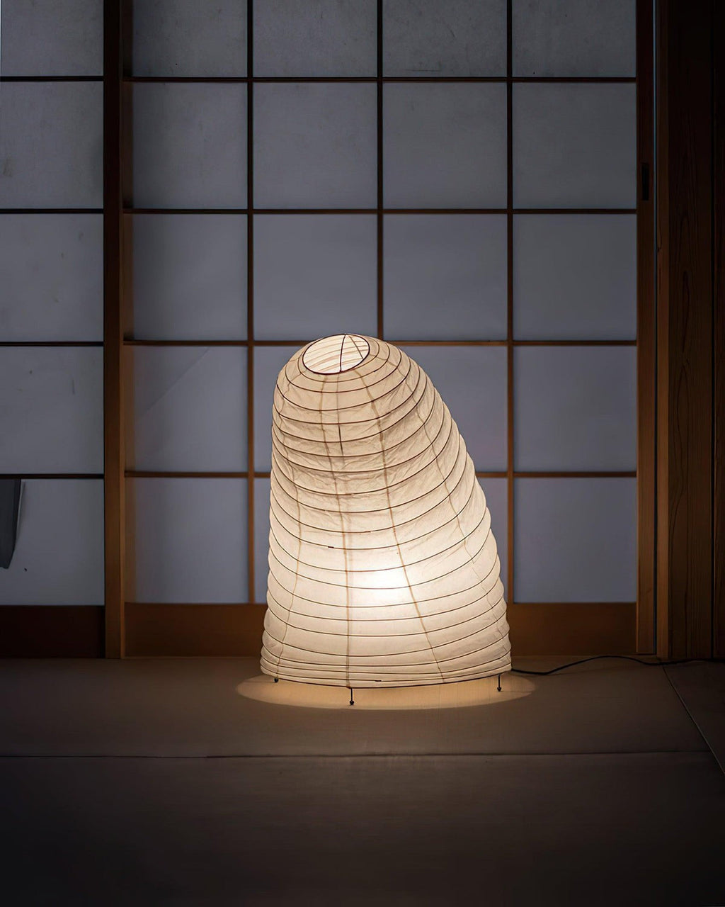 Japanese Mulberry Paper Table Light, Bedside Table Lamp, detail 103